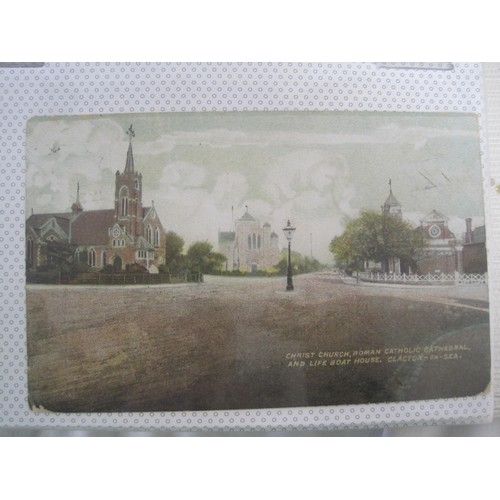 84 - A Loose leaf folder of over 200 Postcards from all over the world but included several of Local inte... 