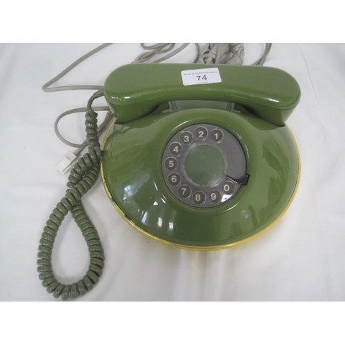 74 - Vintage Plastic land line home telephone, nicknamed 