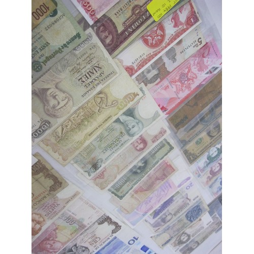 55 - A selection of 77 banknote, 68 from various European nations from Norway to Spain to Malta to Greece... 