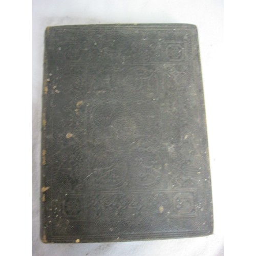 399 - An antique leather bound bible