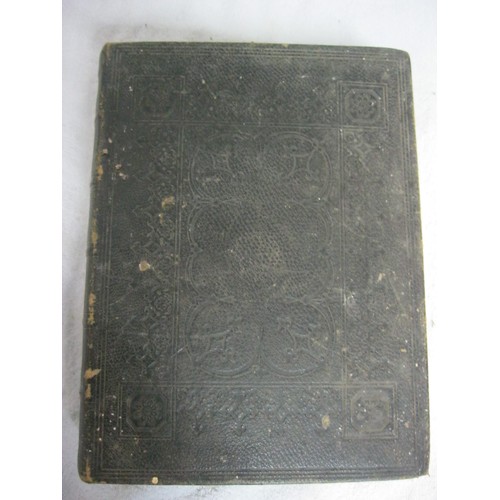 399 - An antique leather bound bible