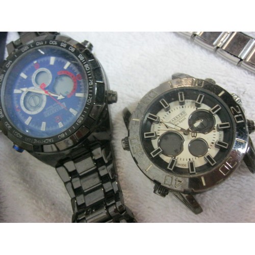 393 - A selection of watches both quartz and manual