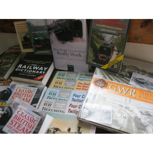 463 - A selection of reference books on steam railways