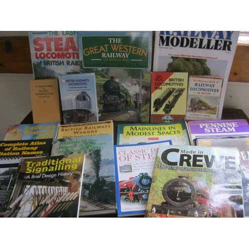 464 - A selection of reference books on steam railways