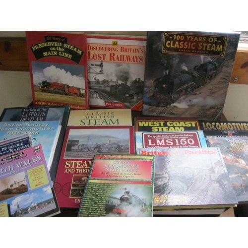 465 - A selection of reference books on steam railways