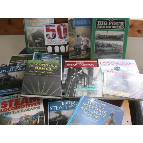 466 - A selection of reference books on steam railways