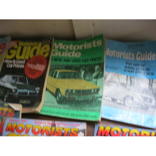 475 - A selection of used car price guides from 1967 through the 1980s