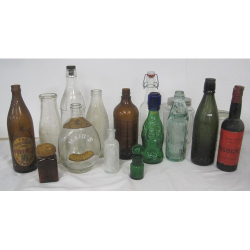 60 - A lovely selection of Glass bottles including Bournemouth South western, Eldridge Pope, Lucky Budda,... 