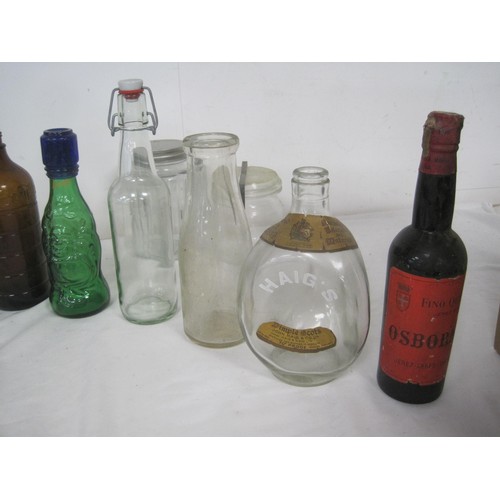 60 - A lovely selection of Glass bottles including Bournemouth South western, Eldridge Pope, Lucky Budda,... 