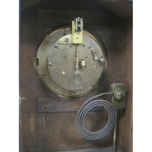 152 - A mantel clock with inscription inside (possibly 1880?)