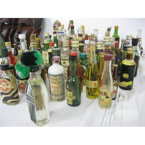 208 - A large assortment of alcoholic miniatures as per the photographs