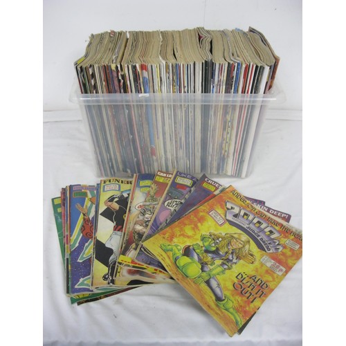 10 - A large selection of 2000 AD comics