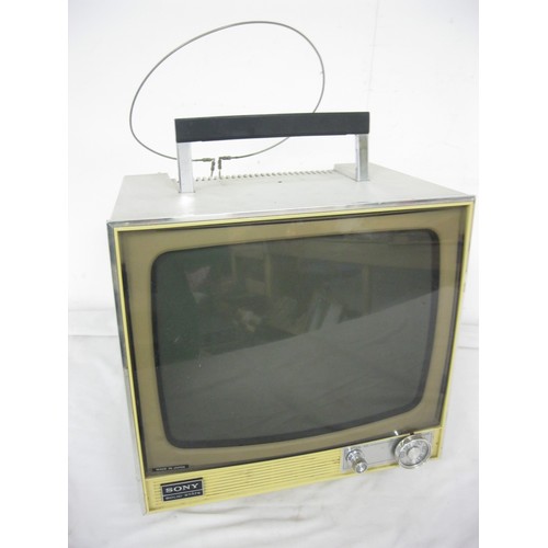 12 - A vintage Sony Solid State TV model TV110UK