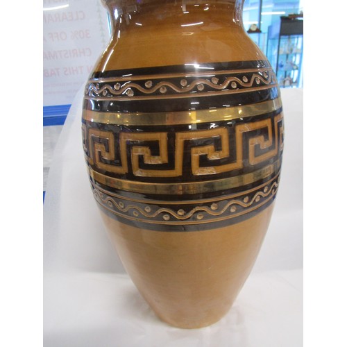 20 - A very large Poole pottery vase hand thrown by Alan White and bearing Both his monogram and a Poole ... 