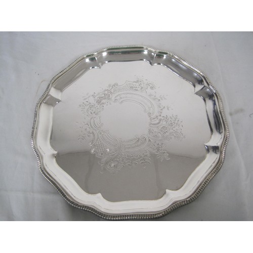 5 - A cased silver plate communion set in good order