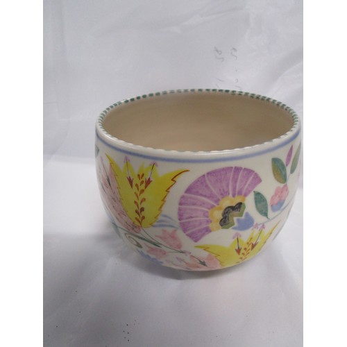 1 - Poole pottery interesting OL pattern hand thrown planter vase .Very well executed by the artist Glad... 