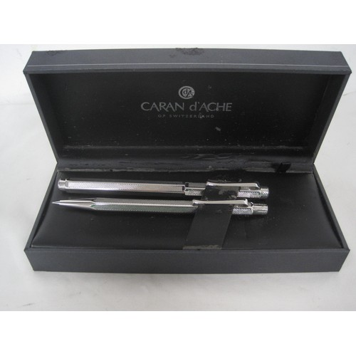 47 - Pen and Pencil set by Caran d'Ache boxed