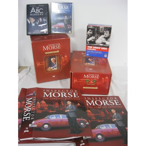 50 - A box set of Inspector Morse DVDs with accompanying magazines