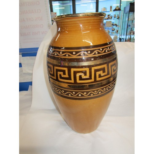 7 - A very large Poole pottery vase hand thrown by Alan White and bearing Both his monogram and a Poole ... 