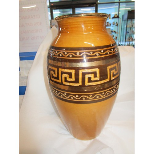 7 - A very large Poole pottery vase hand thrown by Alan White and bearing Both his monogram and a Poole ... 