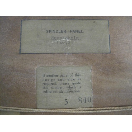 74 - A Charles Spindler marquetry panel Roppenheim 2078. Framed and glazed, overall 20.5cm x 32.5cm. Will... 