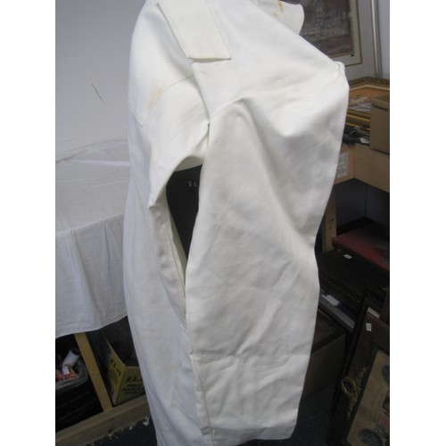 105 - A selection of white flame retardant boiler suits