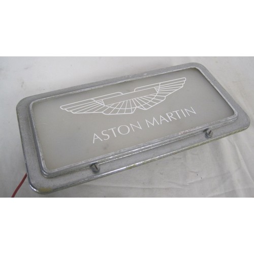 114 - A vintage Aston Martin light