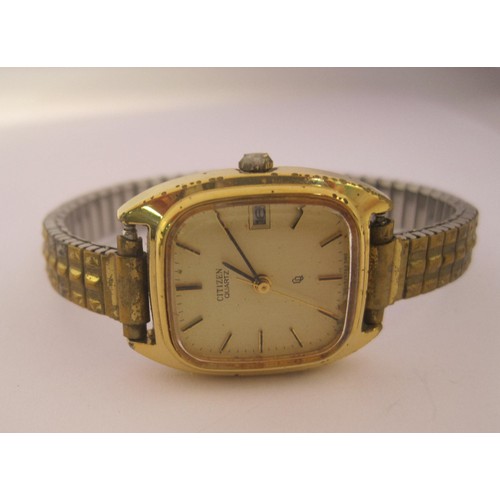 134 - A ladies Limit quartz wristwatch (a/f requires new battery at least, crystal scratched) with velvet ... 