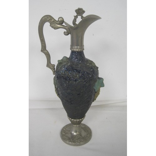 36 - Vintage Riprod Vietata CCart 2598 Hand painted Italian Decanter wine pourer with original stopper