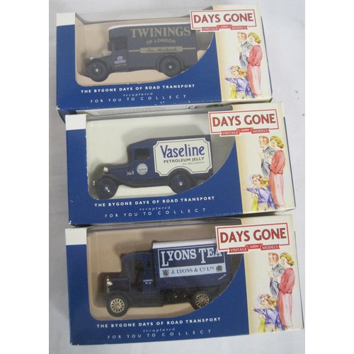 39 - Nine mint boxed Days Gone commercial vehicles including Morris vans, Ford Model A vans all Private c... 