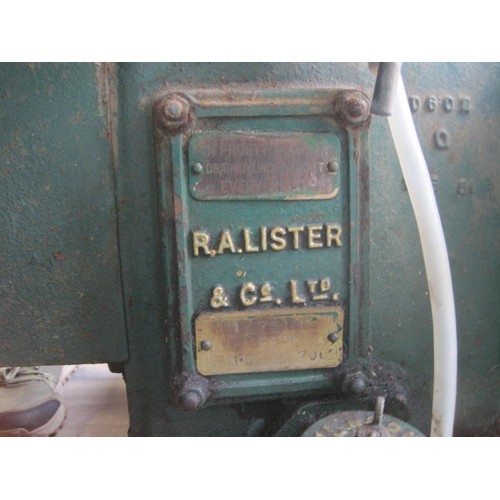 37 - A Lister D Stationary Engine