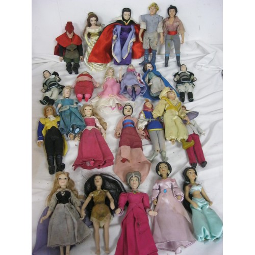 28 - About twenty-two porcelain Disney figures (some a/f), heights about 18cm