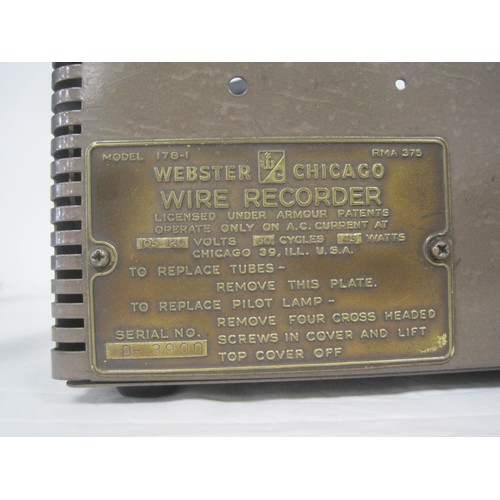 37 - Webster Chicago wire recorder