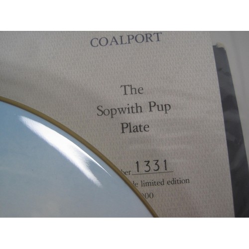 71 - Six Coalport 'Achievements in British Aviation' limited edition collectors plates. All in very good ... 