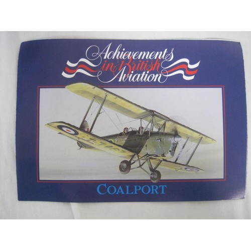 71 - Six Coalport 'Achievements in British Aviation' limited edition collectors plates. All in very good ... 