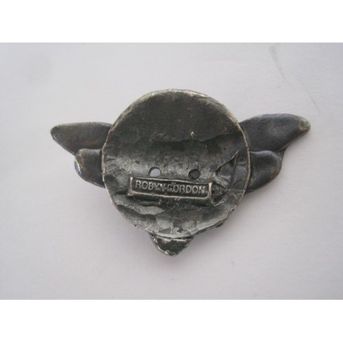 130 - Six interesting metal animal theme buttons, in grey and bronze colour metal, some with verdigris. Th... 