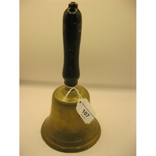 107 - An Air Raid Precautions ARP hand bell