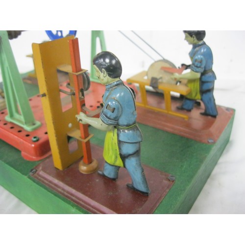 152 - Vintage Mamod and Tin Plate Toy Workshop