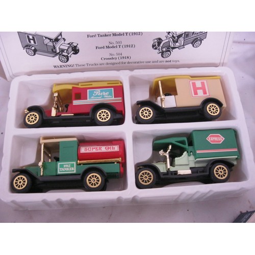 87 - An assortment of die cast commercial vehicles, some boxed.