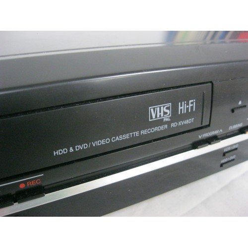 129 - A Toshiba RD-XV48DT VHS/DVD combination player/recorder (includes DVD & HDD recording), in working o... 