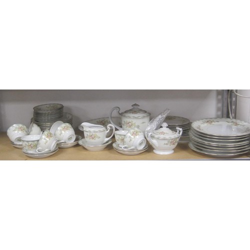 110 - A 40 plus dinning set of Japanese Swallow china in very good used condition .The set has eight dinne... 