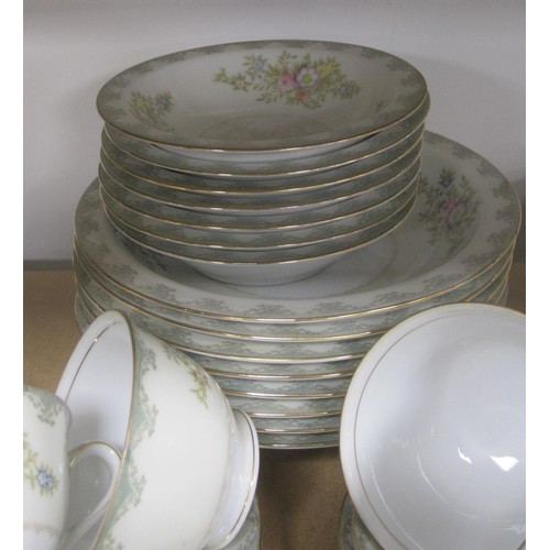 110 - A 40 plus dinning set of Japanese Swallow china in very good used condition .The set has eight dinne... 