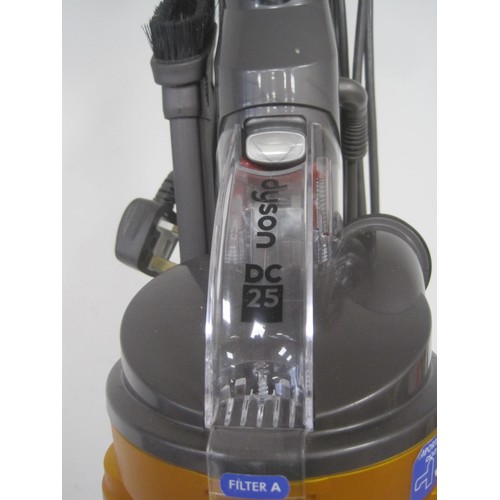 130 - A Dyson DC25 upright vacuum cleaner in working order