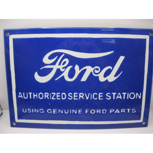 185 - A retro-style Ford enamel sign