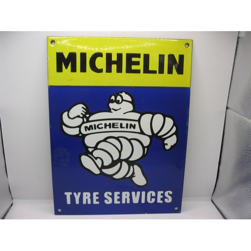 187 - A retro-style Michelin enamel sign