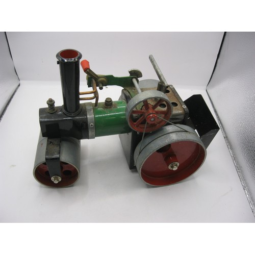 174 - A Mamod steam roller in good order, with burner cover