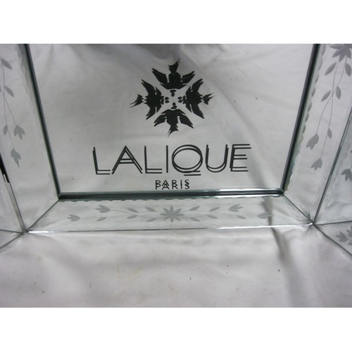 177 - A bedroom mirror marked for Lalique