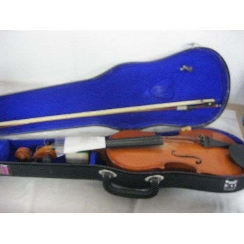 193 - 2 cased violins