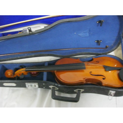 193 - 2 cased violins