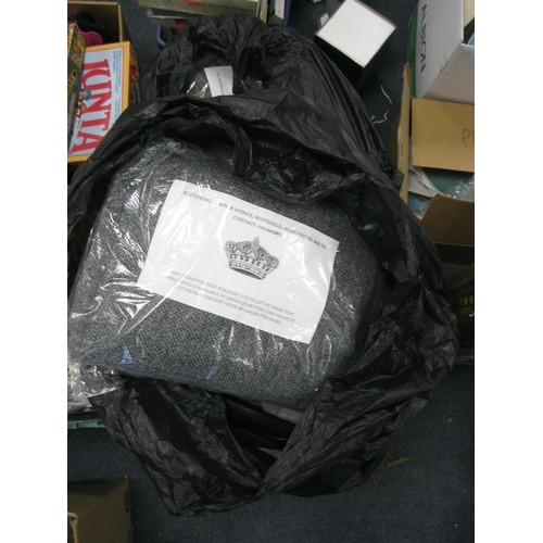 146 - 3 large bags of Harris Tweed cloth offcuts